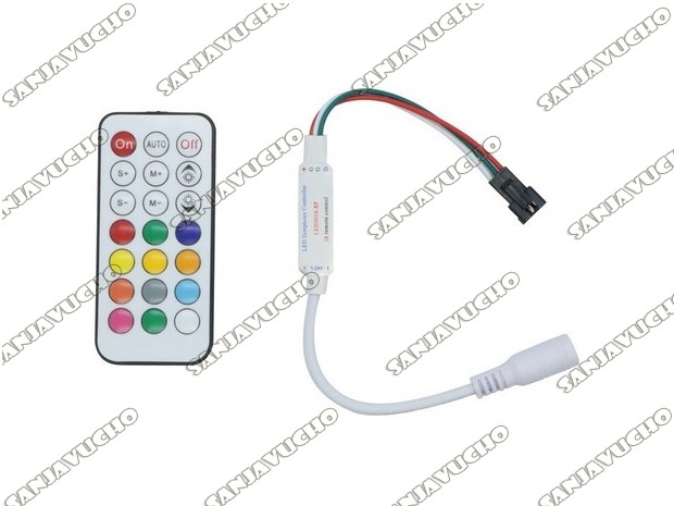 &u+ CONTROLADORA LUCES LED + CONTROL REMOTO LED-X24D