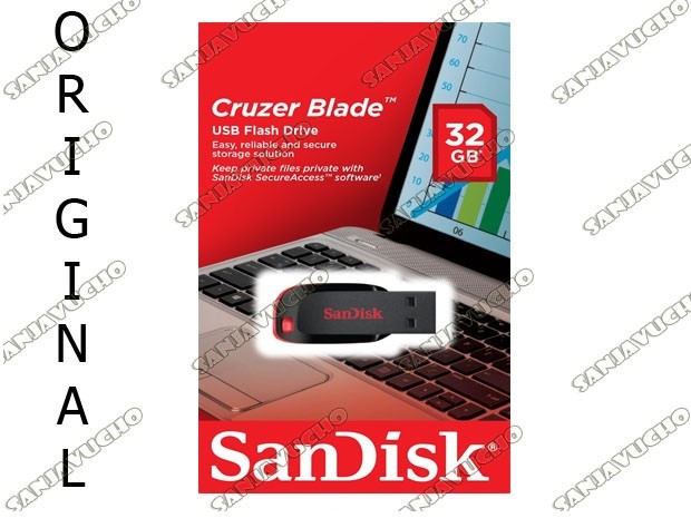 &+  PENDRIVE ORIGINAL 32 GB SANDISK