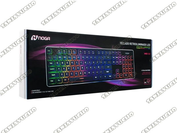 &u+ TECLADO PC GAMER RETROILUMINADO NOGA NKB-560