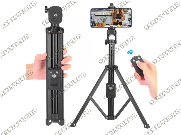 &u+ TRIPODE  CELULAR Y GOPRO + BT 1,5MTS VCT-1688