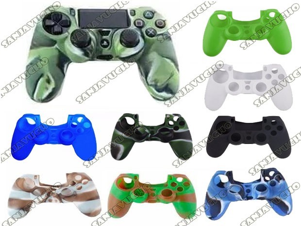 &+ FUNDA SILICONA JOYSTICK PS4 SURTIDAS CAMUFLADAS