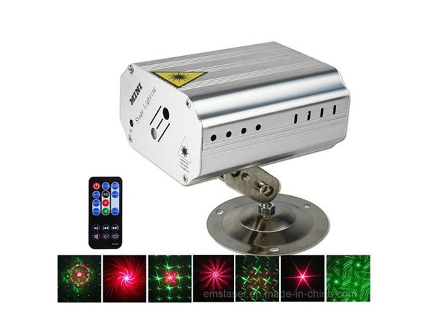 &u+ PROYECTOR LUZ LASER AUDIORITMICO MULTI PUNTO CON CONTROL REMOTO EMS-09SL