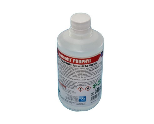 &u+ ALCOHOL ISOPROPILICO ALTA PUREZA X 500 ML DELTA