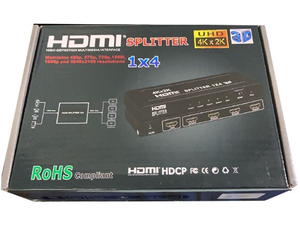&u++ HDMI SPLITTER 1 x 4 (4Kx2K) (7303)
