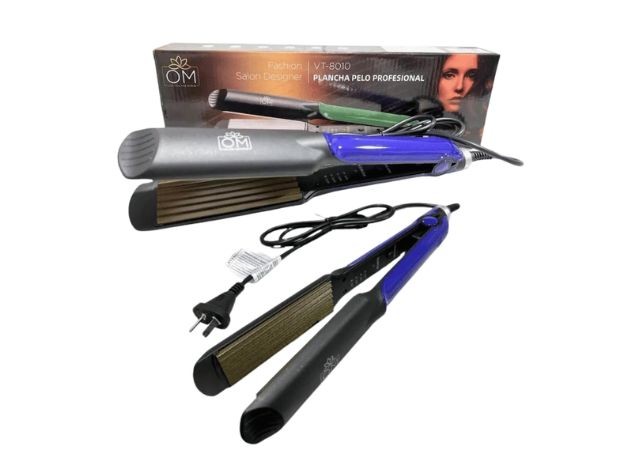 &u+ PLANCHA DE PELO ZIG ZAG REGULABLE VT-8010