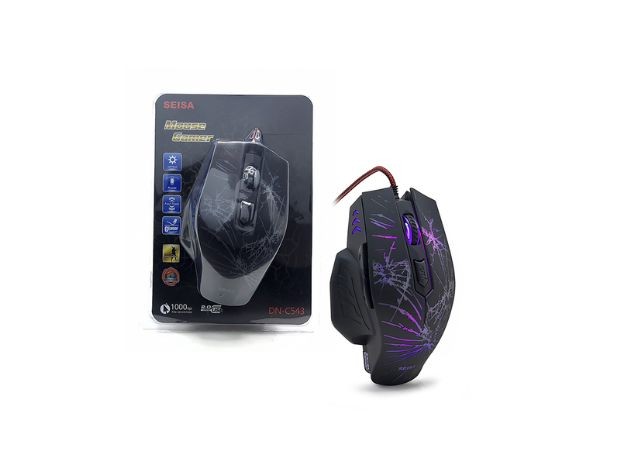 &u+ MOUSE PC GAMER RETOILUMINADO DN-C004