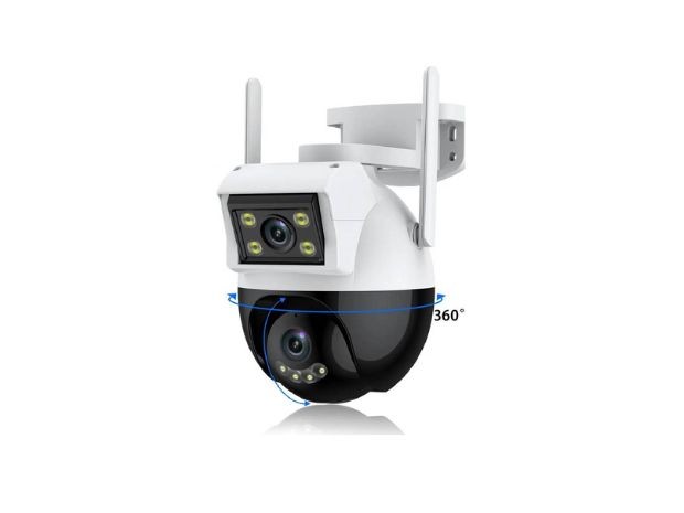 &u+ CAMARA IP ROBOTICA WIFI BIDIRECCIONAL IPC-ZAS06