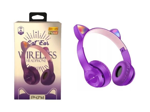&u+ AURICULAR BLUETOOTH BT GATO CON LUZ AU-16004