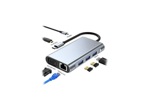 &u+ HUB TIPO C MACBOOK BYL-2111 7 EN 1
