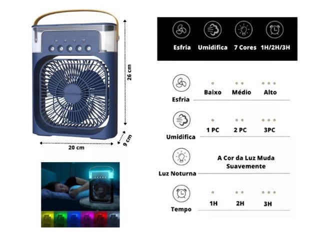 &u+ VENTILADOR CON HUMIDIFICADOR KS-2025