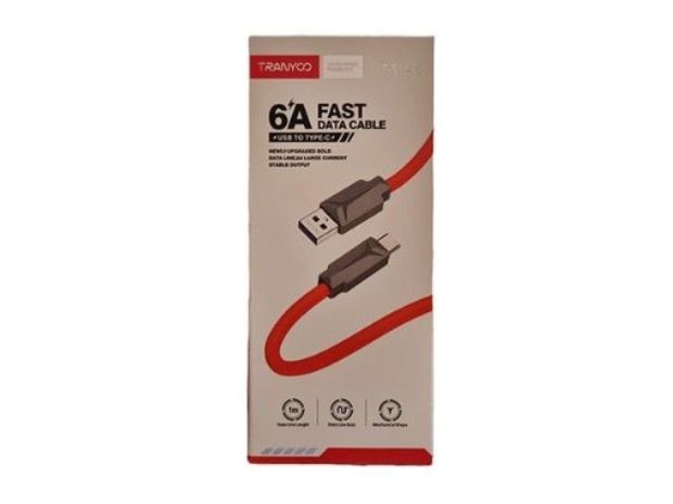 &u+ CABLE CARGADOR V8 TRANYCO 6A 1MTS T-S19I