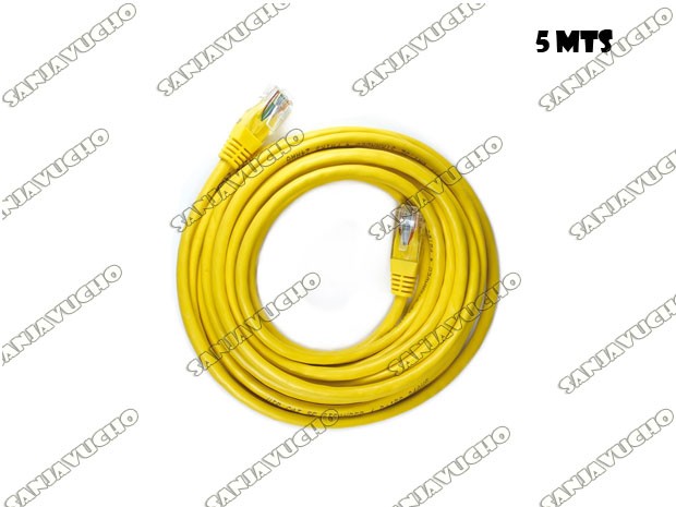 &uu CABLE DE RED PC NOTEBOOK RJ45 CATEGORIA 6 (2 MTS)