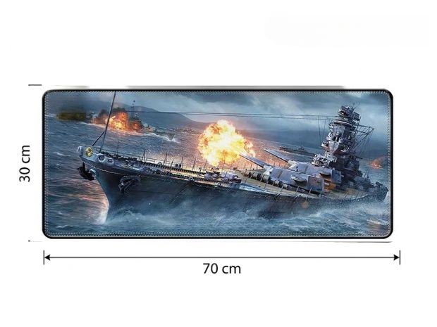 &uu MOUSE PAD GRANDE ANTIDESLIZANTE (70x30CM) BARCO